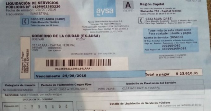 Aysa Planteo Un Aumento De 26 Por Ciento A Partir De Mayo Diario Vivo